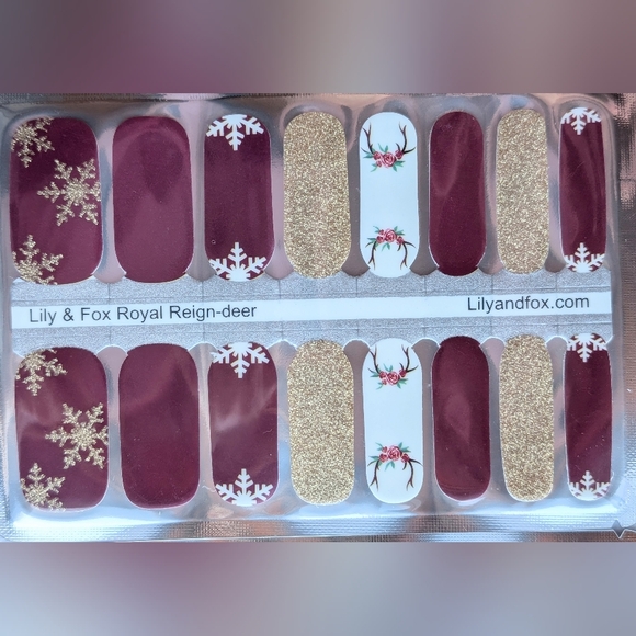 Holiday Collection Nail Wraps - Festive Winter Designs From Lily&Fox - Picture 3 of 7